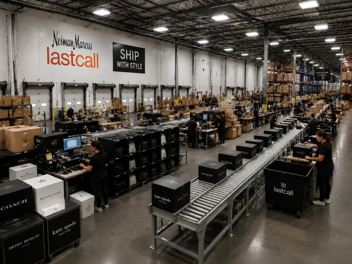 Luxury clearance warehouse inventory