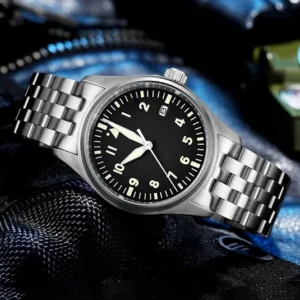 Automatic Mechanical Watch with Stainless Steel Bracelet