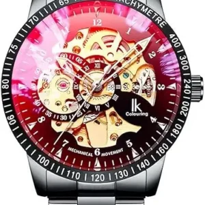 Black and Gold Automatic Mechanical Watch