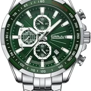 Black Stainless Steel Quartz Chronograph Watch