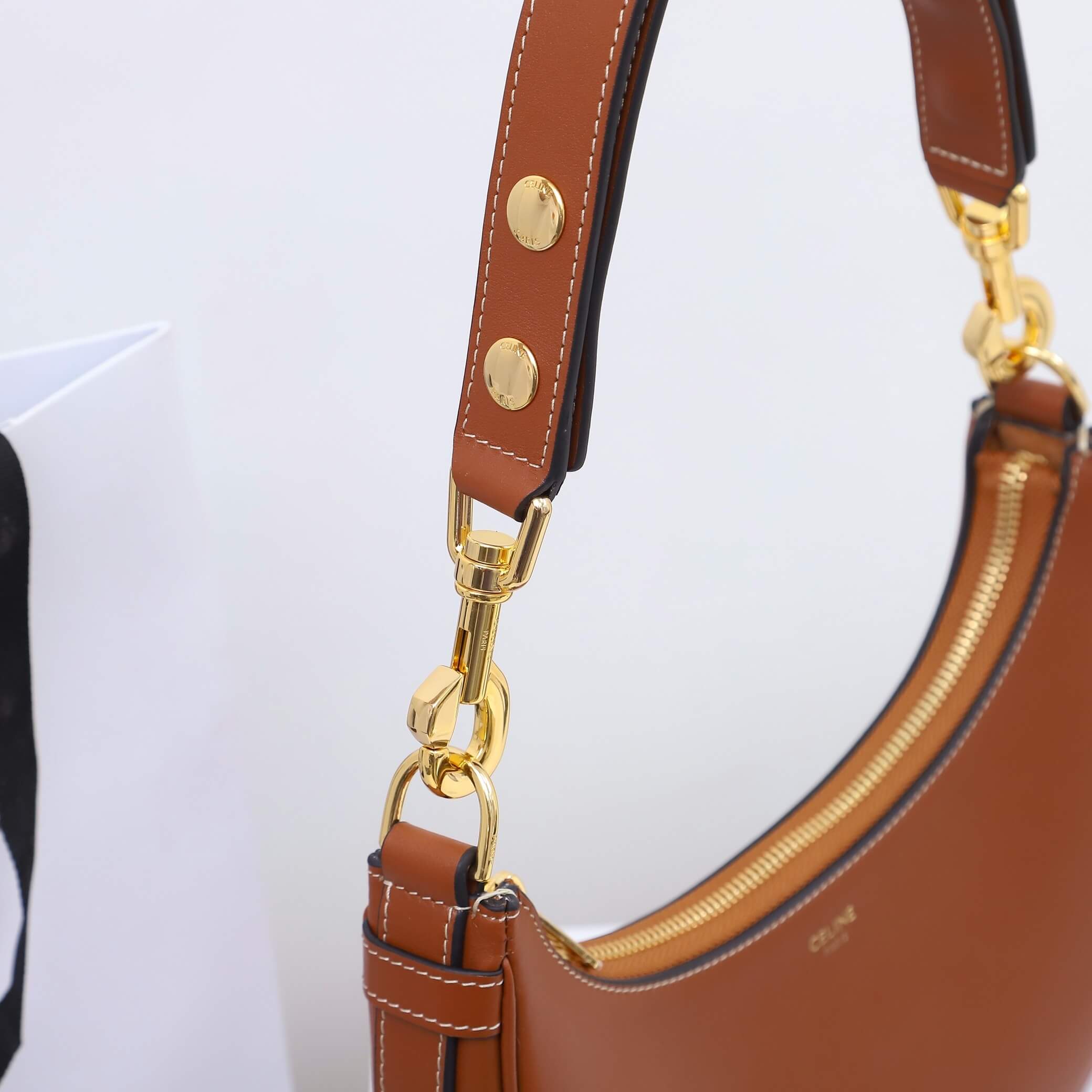 CELINE Medium Ava Shoulder Bag in Smooth Calfskin