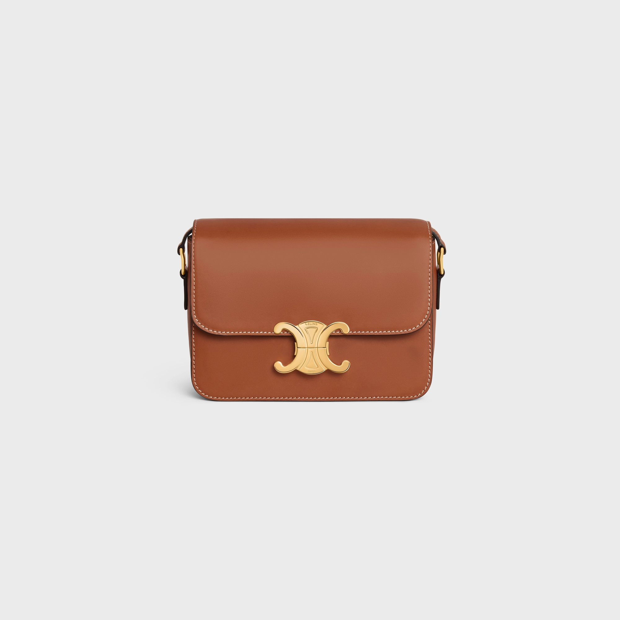 Teen Triomphe Bag in Natural Calfskin