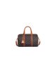 CELINE Logo Print Calfskin Boston Bag