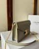 CELINE MARGO Shiny Calfskin Leather Chain Wallet