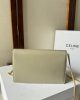 CELINE MARGO Shiny Calfskin Leather Chain Wallet