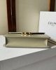 CELINE MARGO Shiny Calfskin Leather Chain Wallet