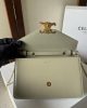 CELINE MARGO Shiny Calfskin Leather Chain Wallet