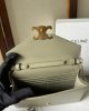CELINE MARGO Shiny Calfskin Leather Chain Wallet