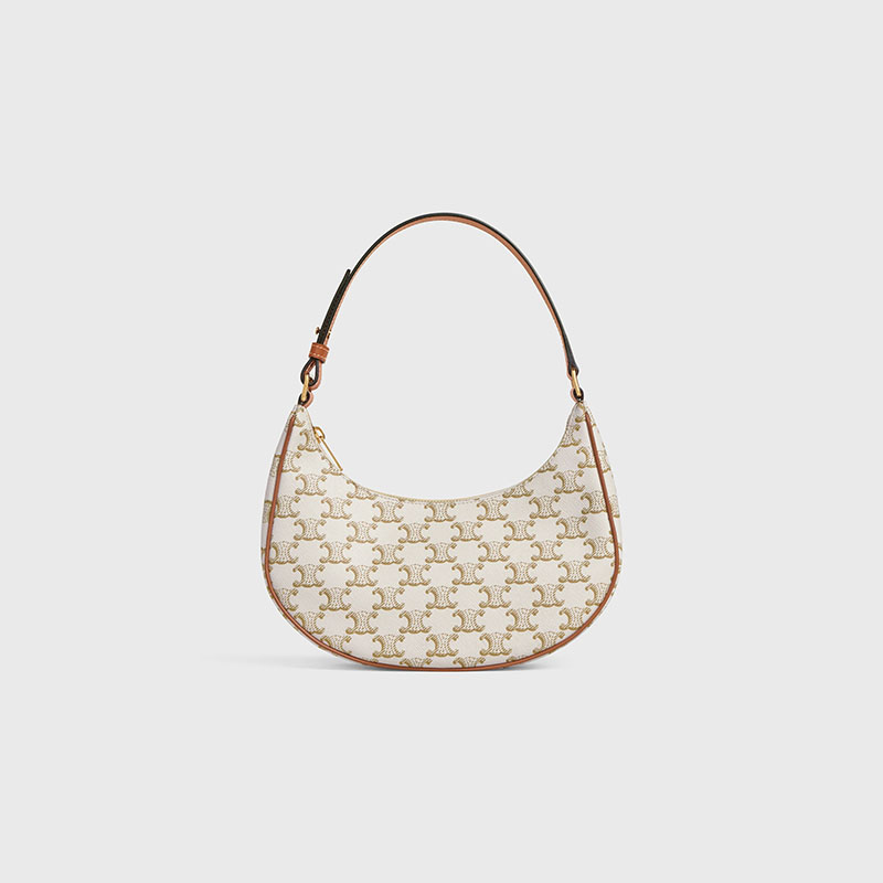 AVA BAG IN TRIOMPHE CANVAS AND CALFSKIN