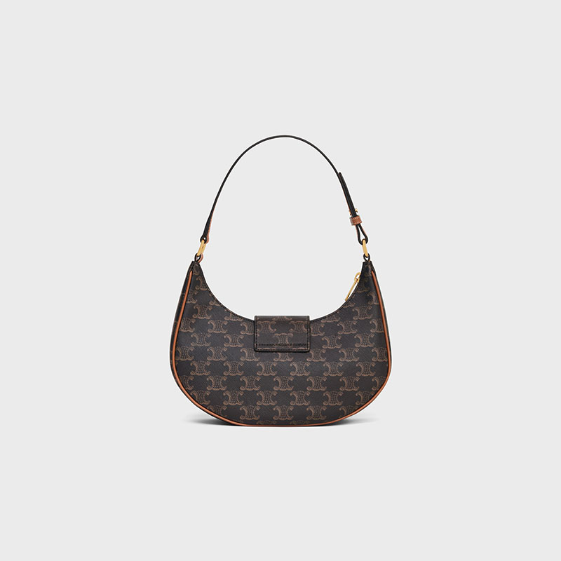 AVA TRIOMPHE SOFT BAG IN TRIOMPHE CANVAS AND CALFSKIN