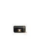 CELINE CLAUDE shiny cowhide leather chain shoulder bag
