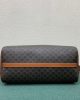 CELINE Large Travel Bag in Logo Print and Calfskin