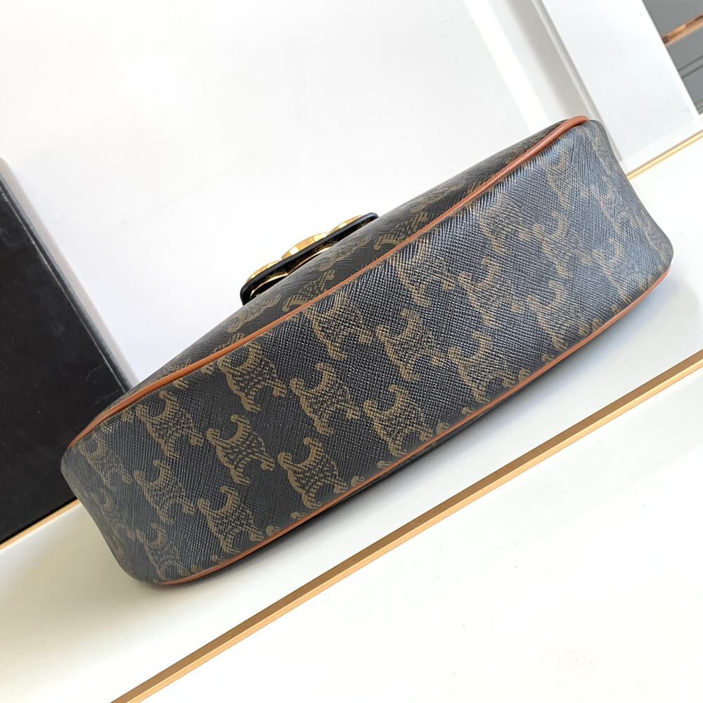 CELINE AVA TRIOMPHE medium bag with logo print