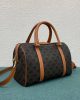 CELINE Logo Print Calfskin Boston Bag