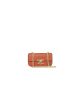 CELINE CLAUDE shiny cowhide leather chain shoulder bag
