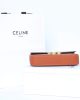 CELINE CLAUDE shiny cowhide leather chain shoulder bag