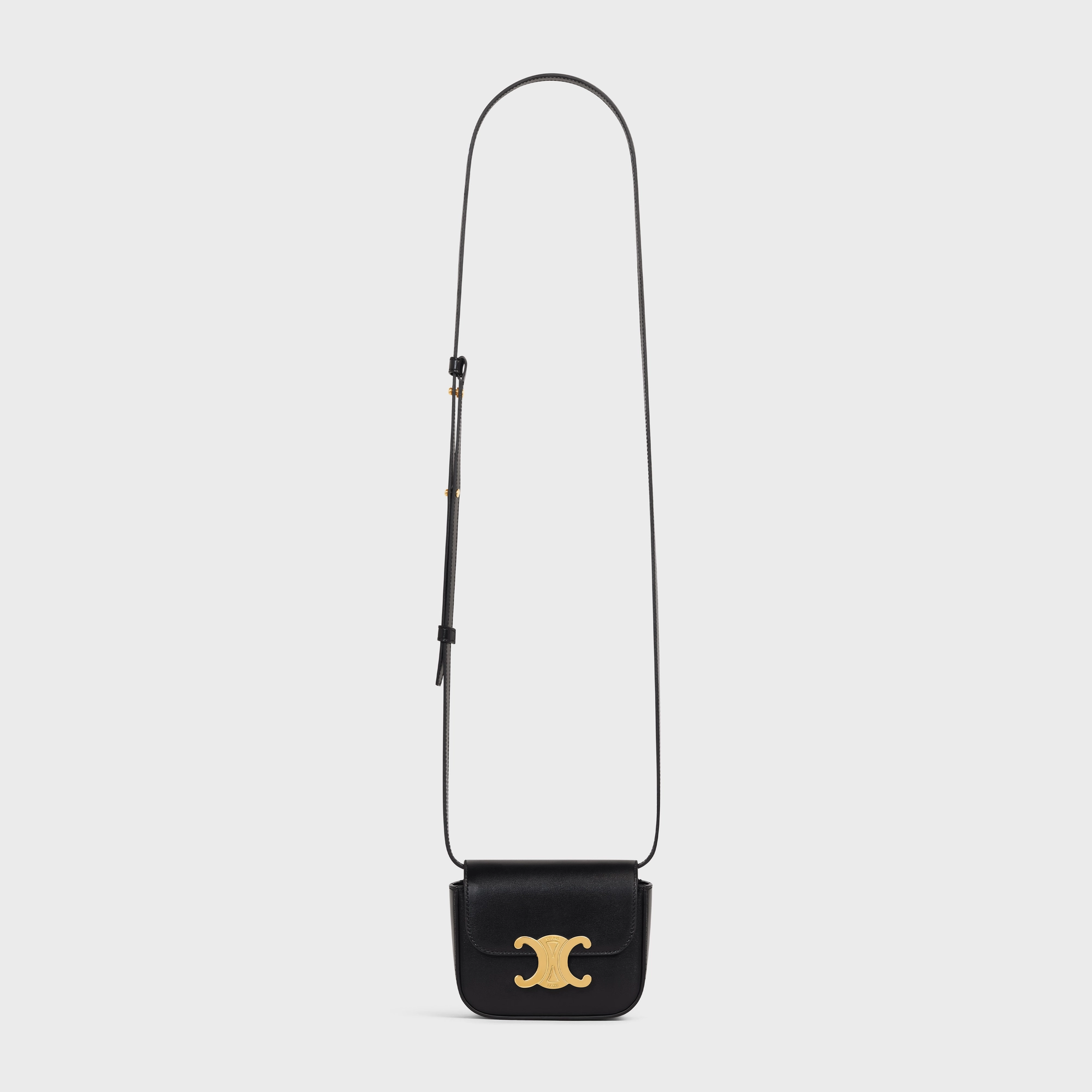MINI CLAUDE in Shiny calfskin