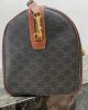 CELINE Medium duffle bag in logo-print calfskin