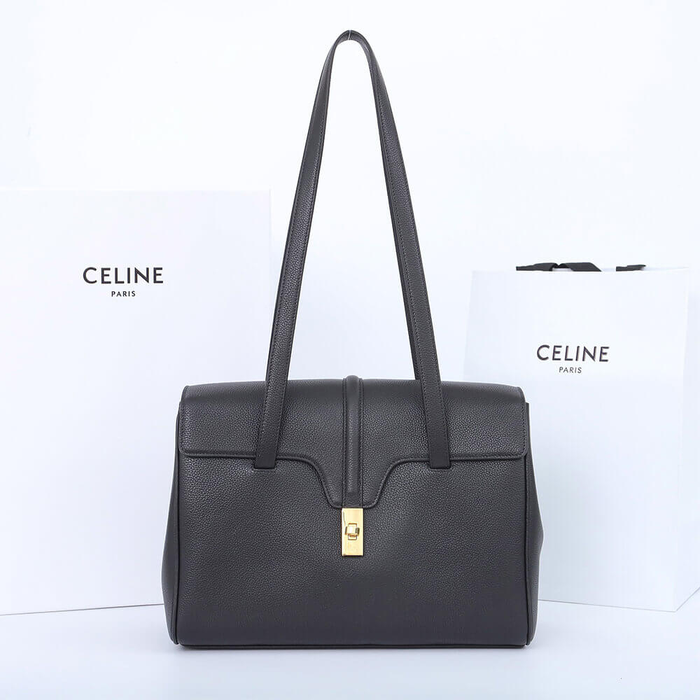 CELINE Medium Soft 16 Bag in Smooth Calfskin(High-end Grade)