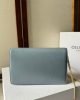 CELINE MARGO Shiny Calfskin Leather Chain Wallet