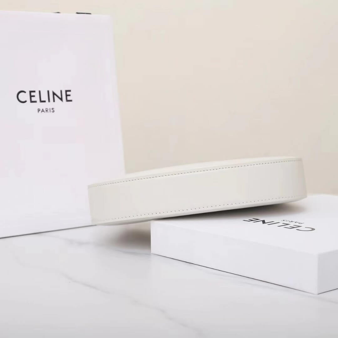 CELINE TILLY medium bag in shiny calf leather