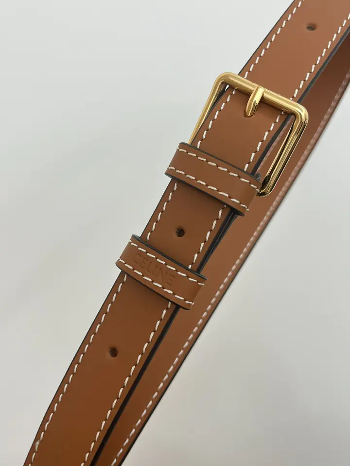 Celine Medium Triomphe Bag in Caramel