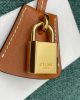 CELINE Large Travel Bag in Logo Print and Calfskin