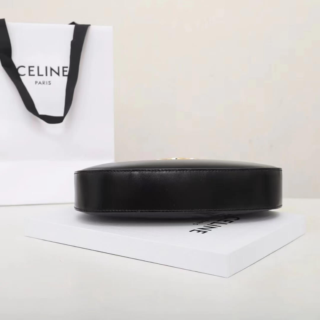 CELINE TILLY medium bag in shiny calf leather
