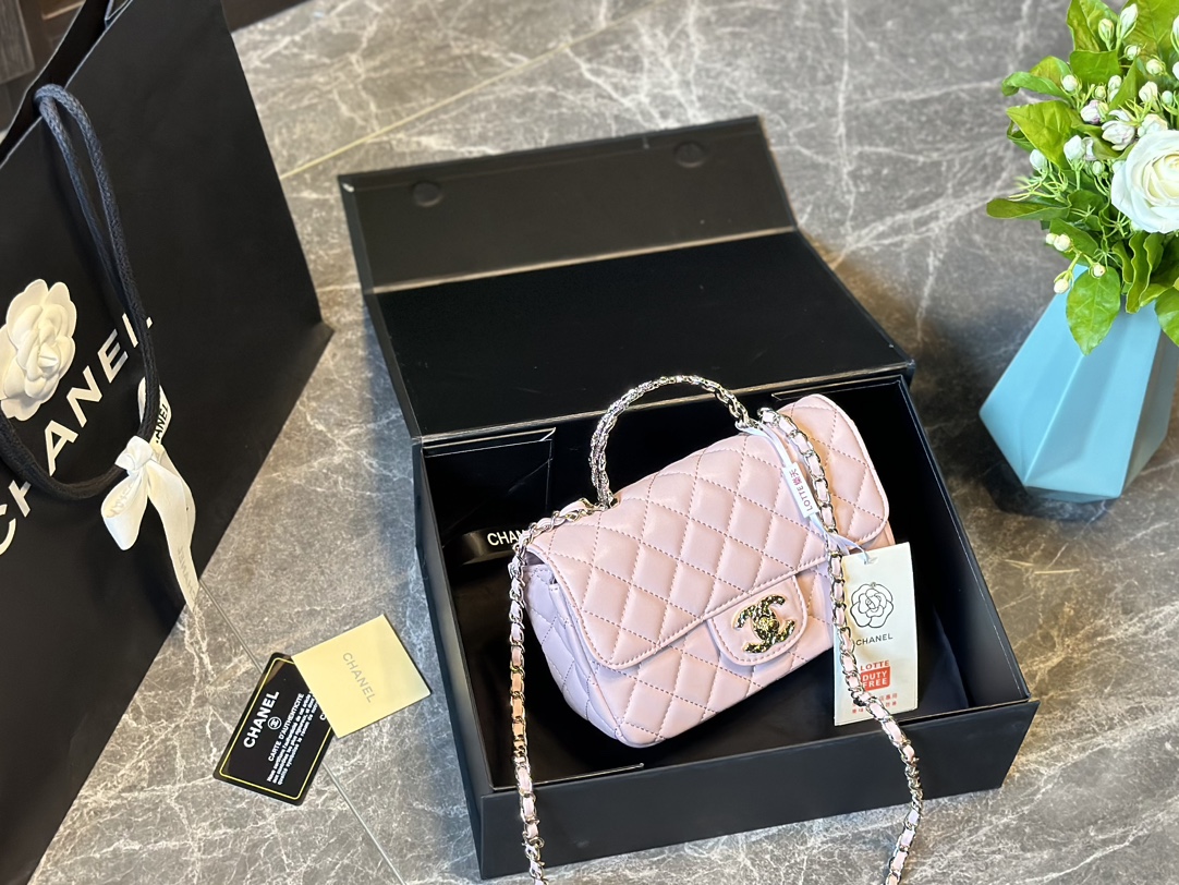 Mini Flap Bag with Top Handle