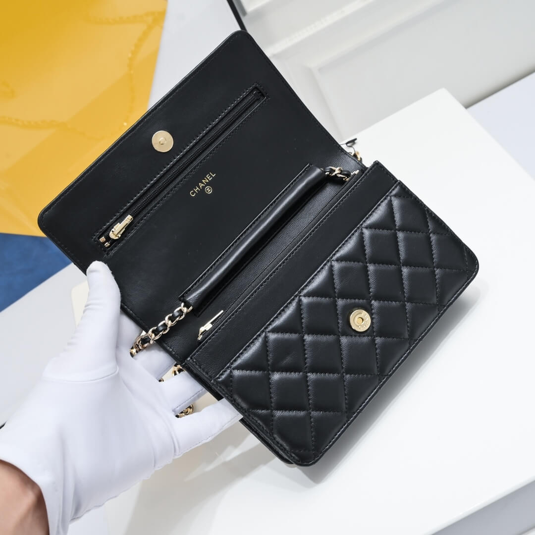 Chanel classic chain wallet