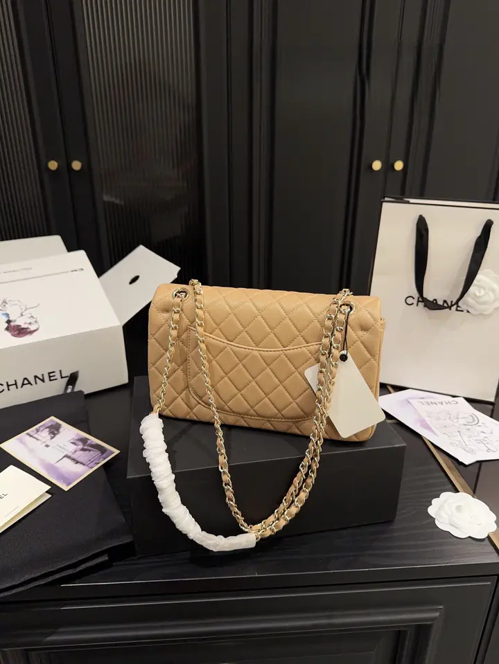 Chanel Classic Flap Bag – Caramel with Gold Hardware