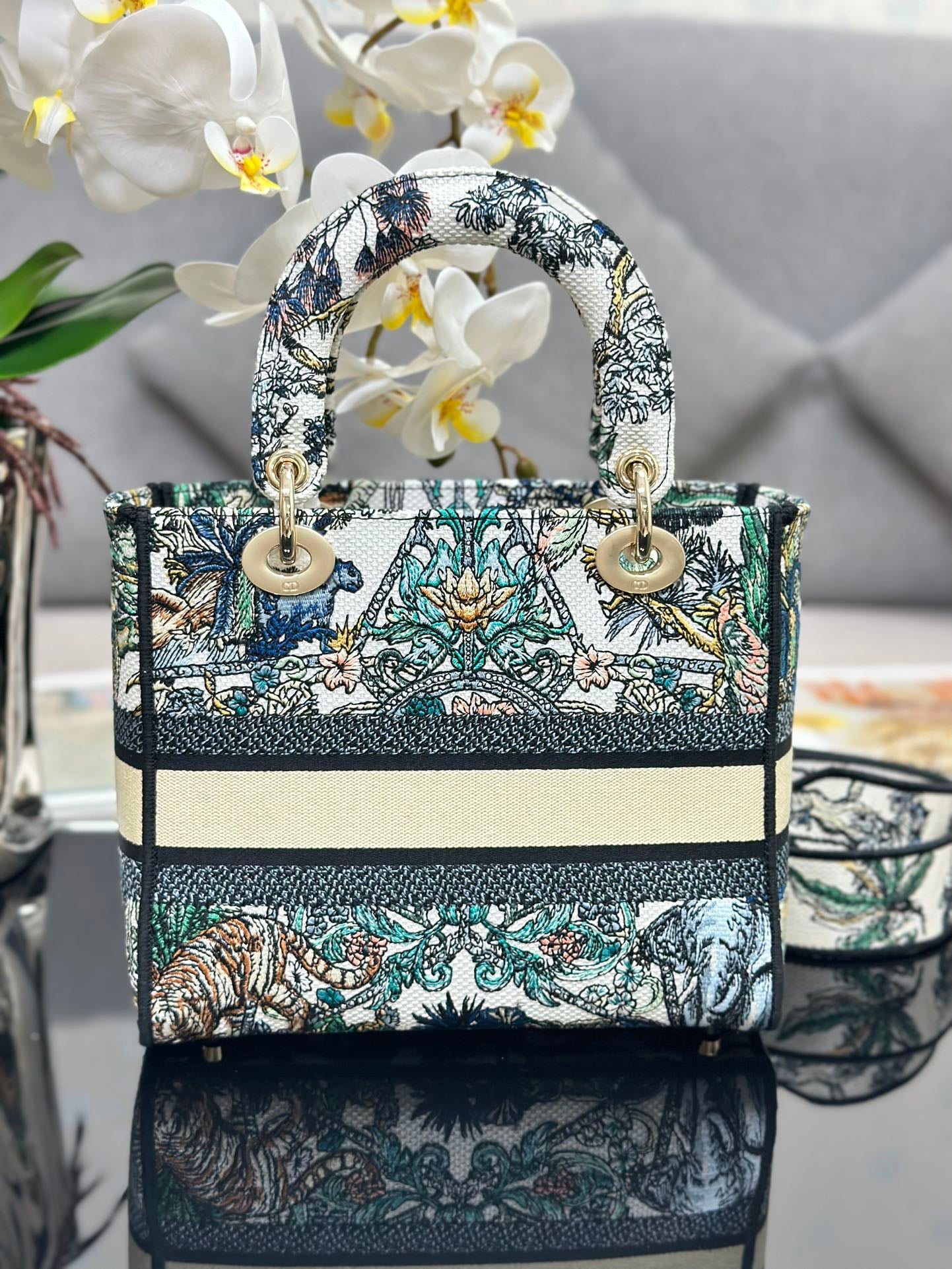Christian Dior Medium Lady D Lite Bag