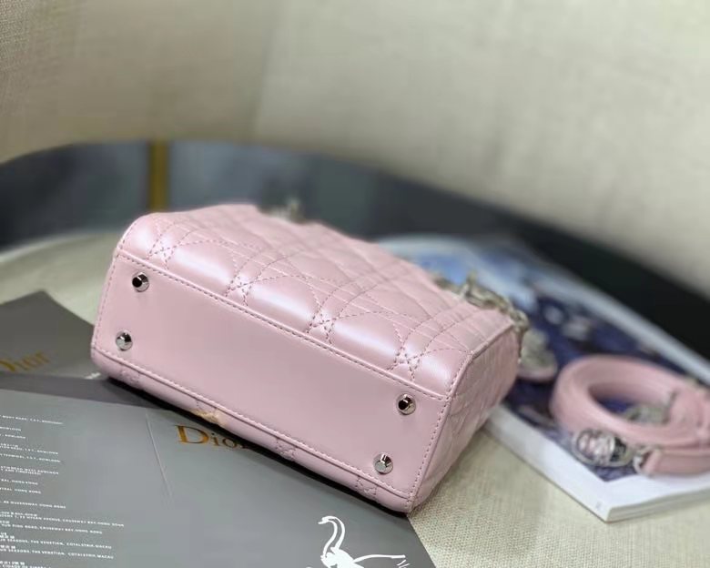Dior Timeless Mini Lady Dior Bag in Lambskin
