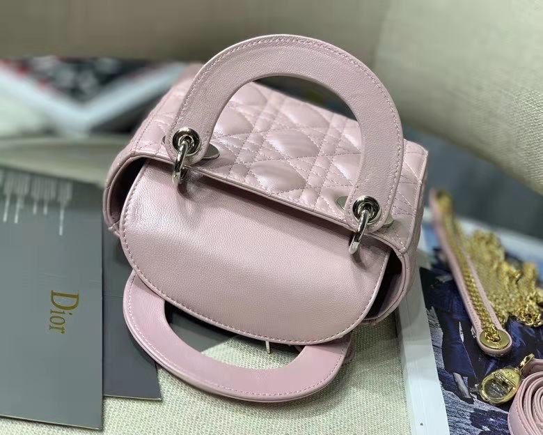 Dior Timeless Mini Lady Dior Bag in Lambskin