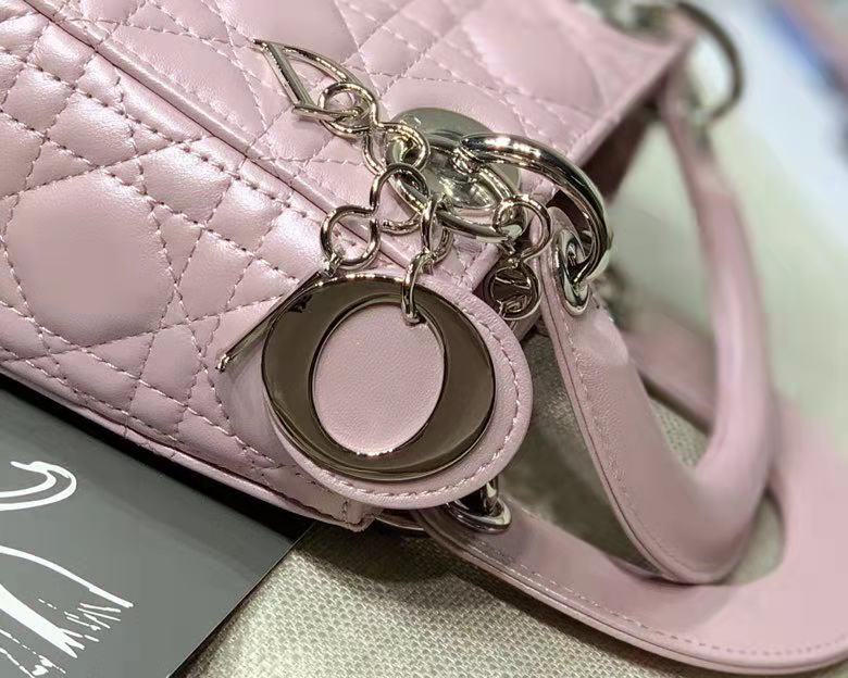 Dior Timeless Mini Lady Dior Bag in Lambskin
