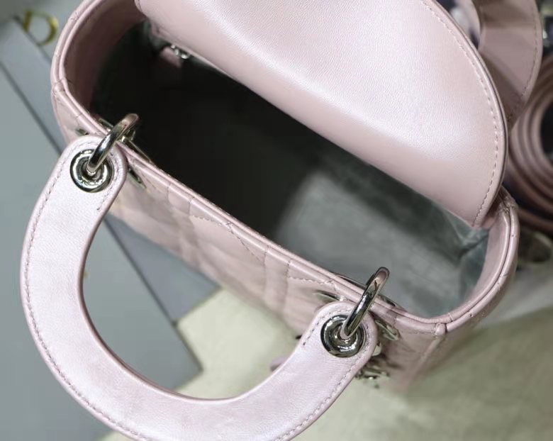 Dior Timeless Mini Lady Dior Bag in Lambskin