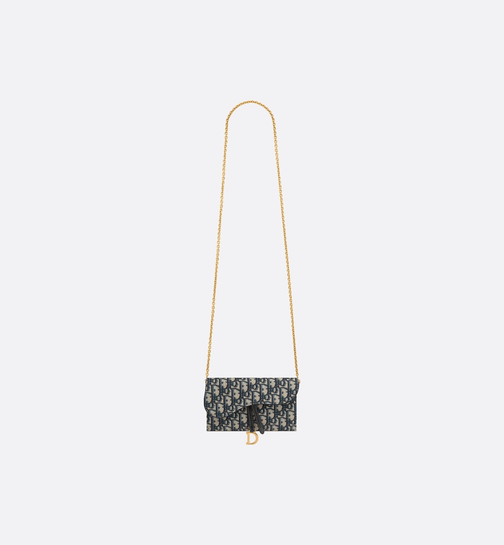 Long Saddle Wallet with Chain