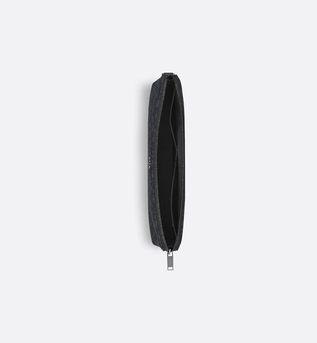 Pouch Black Oblique jacquard