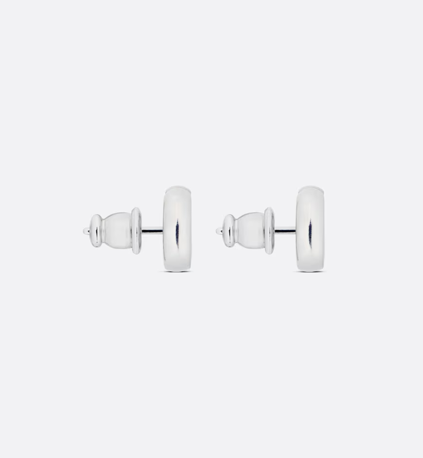 CD Navy Stud Earrings