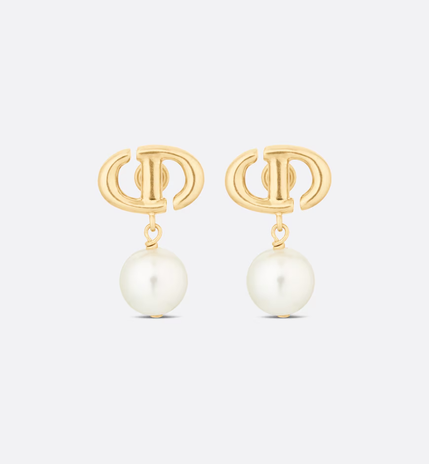 CD Navy Earrings