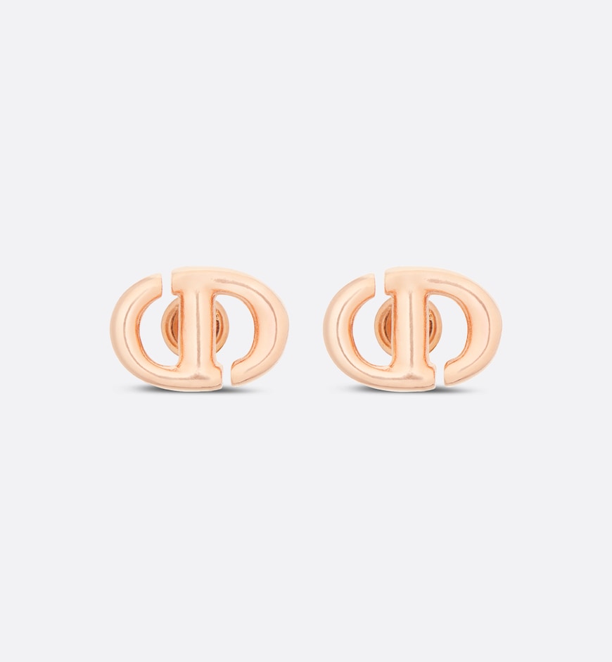 CD Navy Stud Earrings
