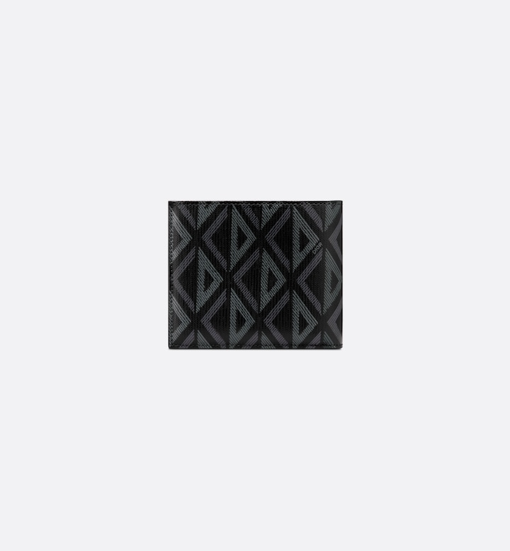 Bifold Wallet Black CD Diamond Canvas