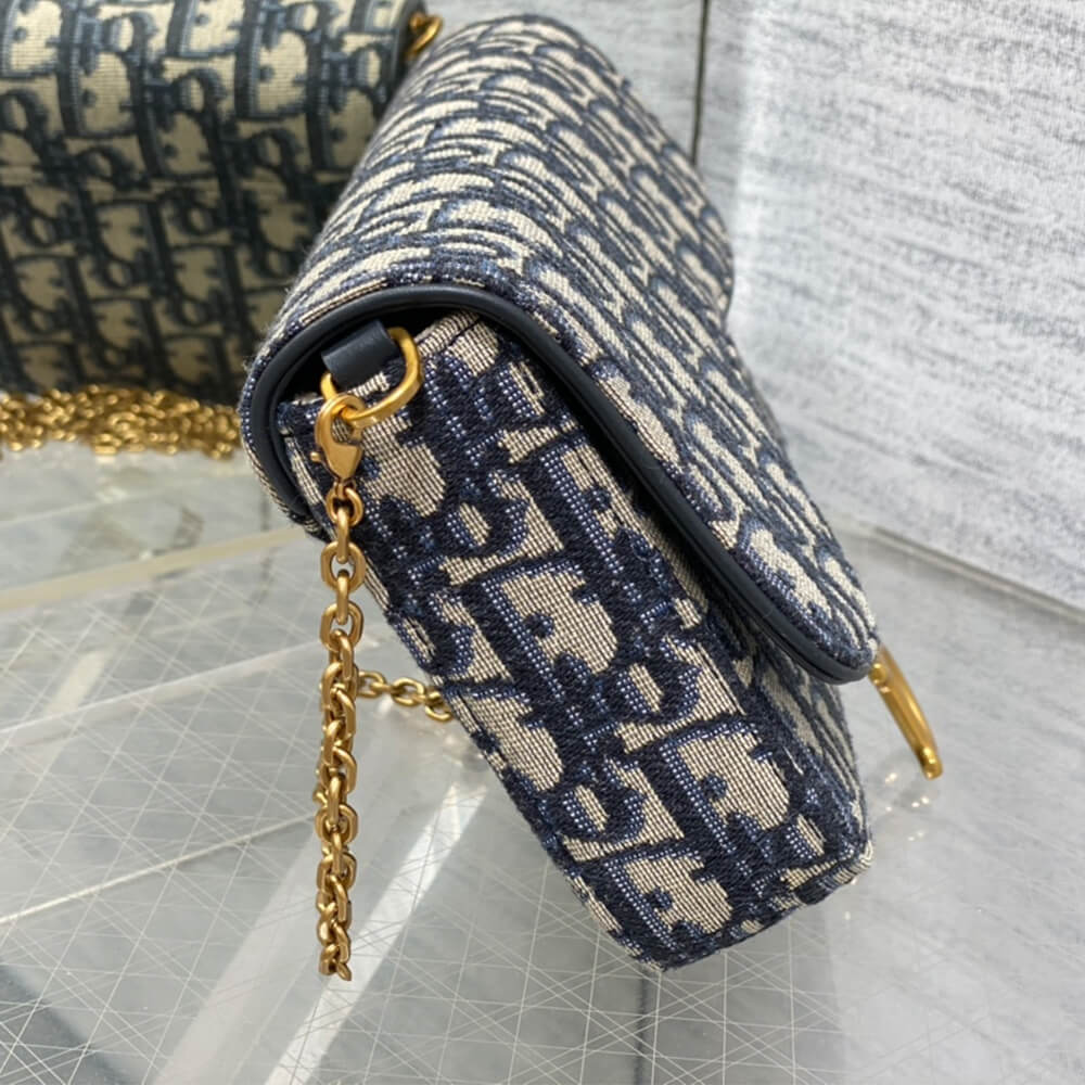 Dior Saddle Pouch with Chain