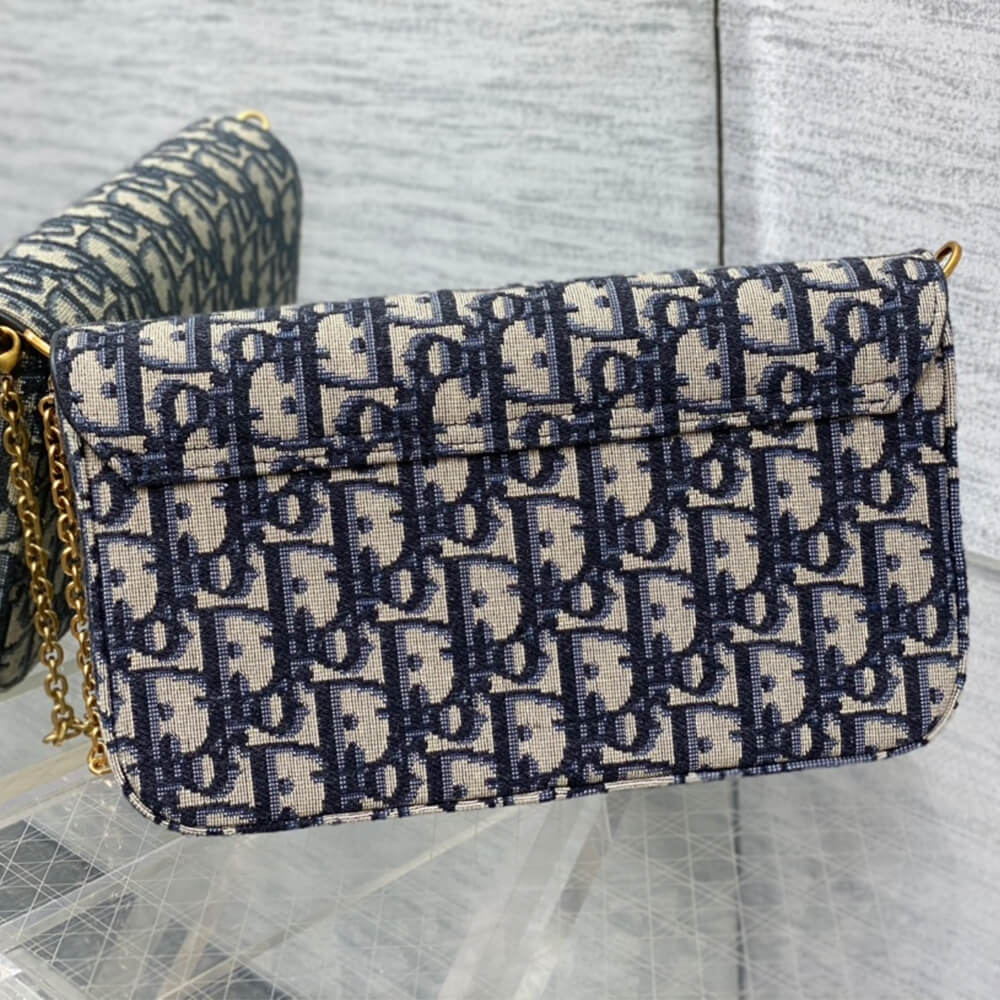 Dior Saddle Pouch with Chain
