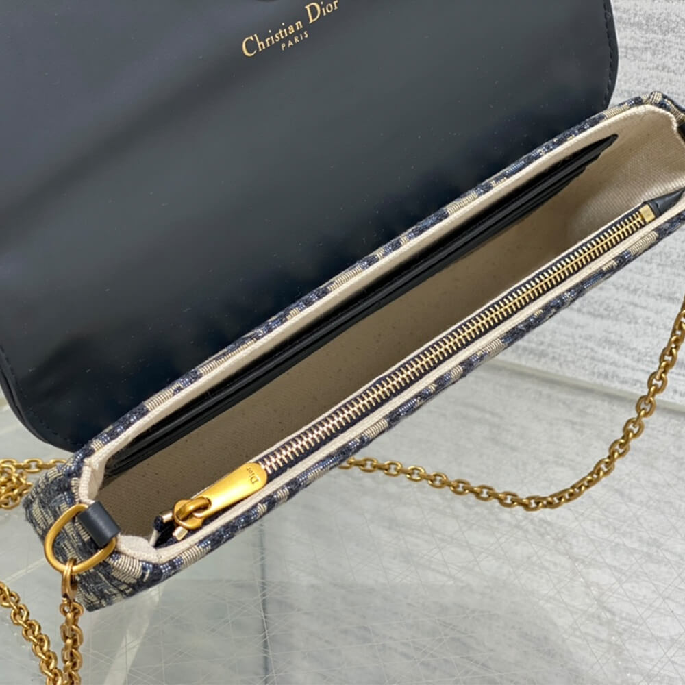 Dior Saddle Pouch with Chain