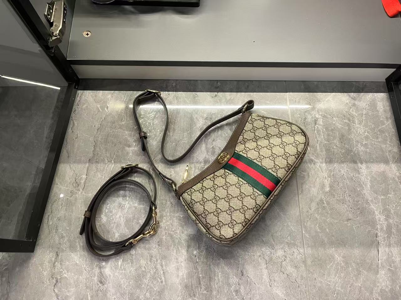 Gucci Ophidia GG Monogram Shoulder Bag