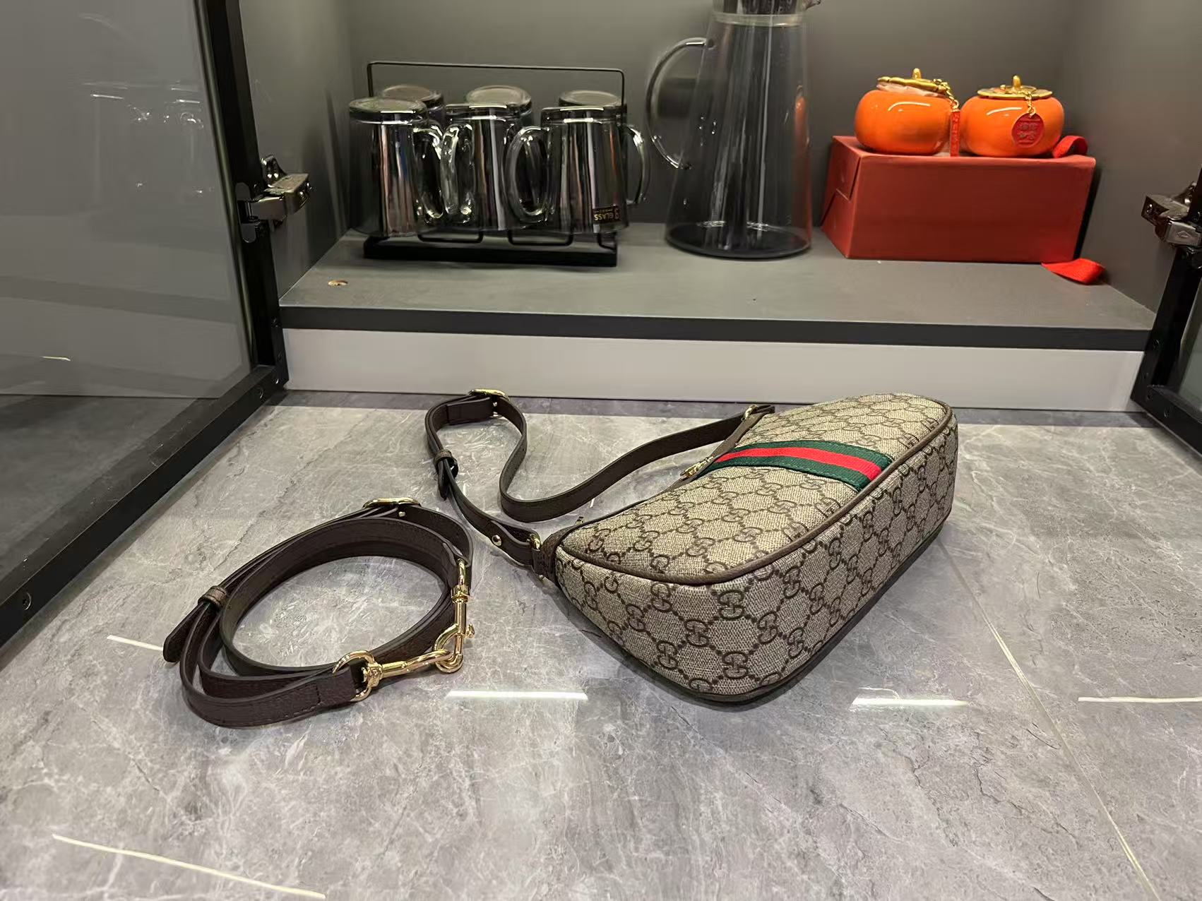 Gucci Ophidia GG Monogram Shoulder Bag