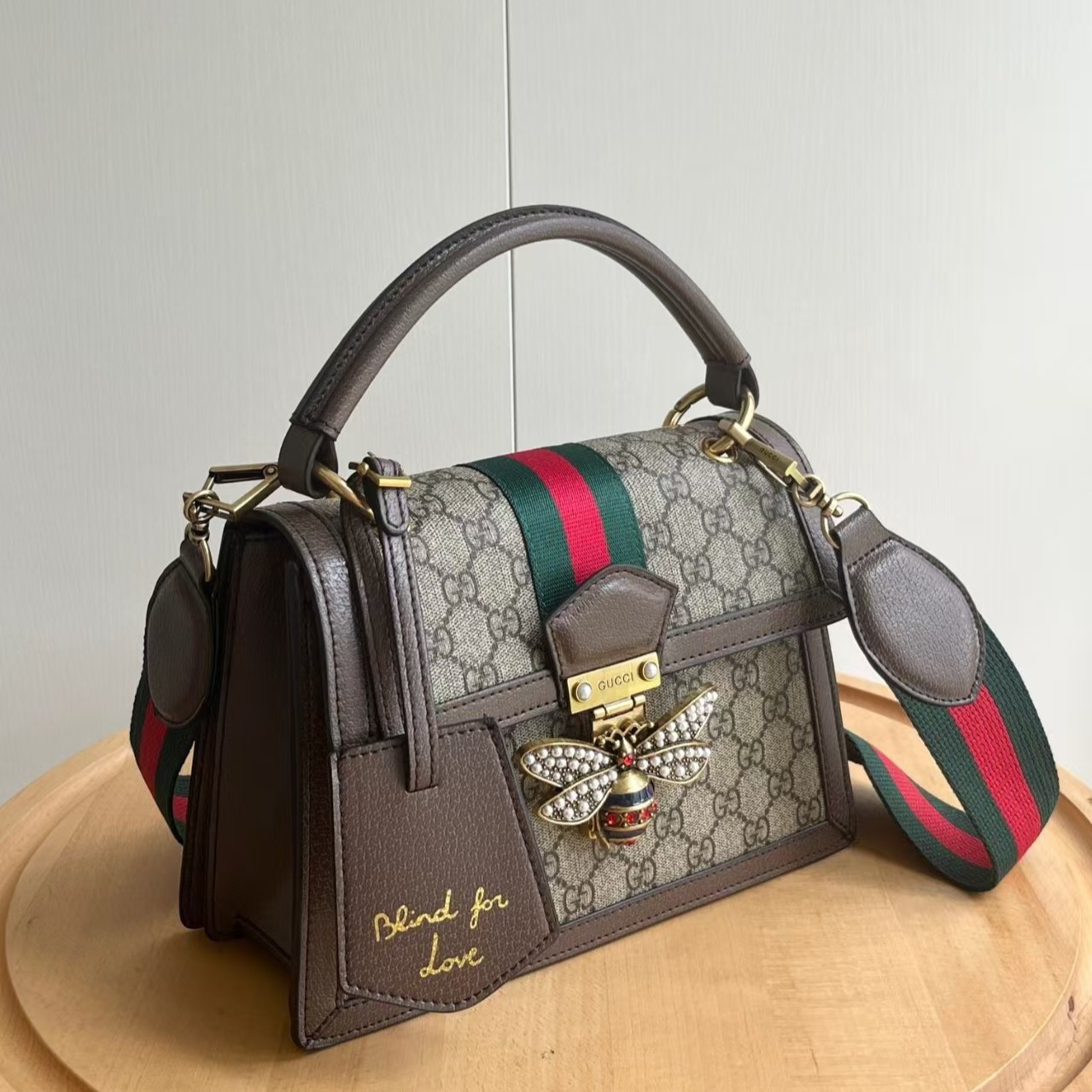 Gucci Queen Margaret Bee Top Handle Bag