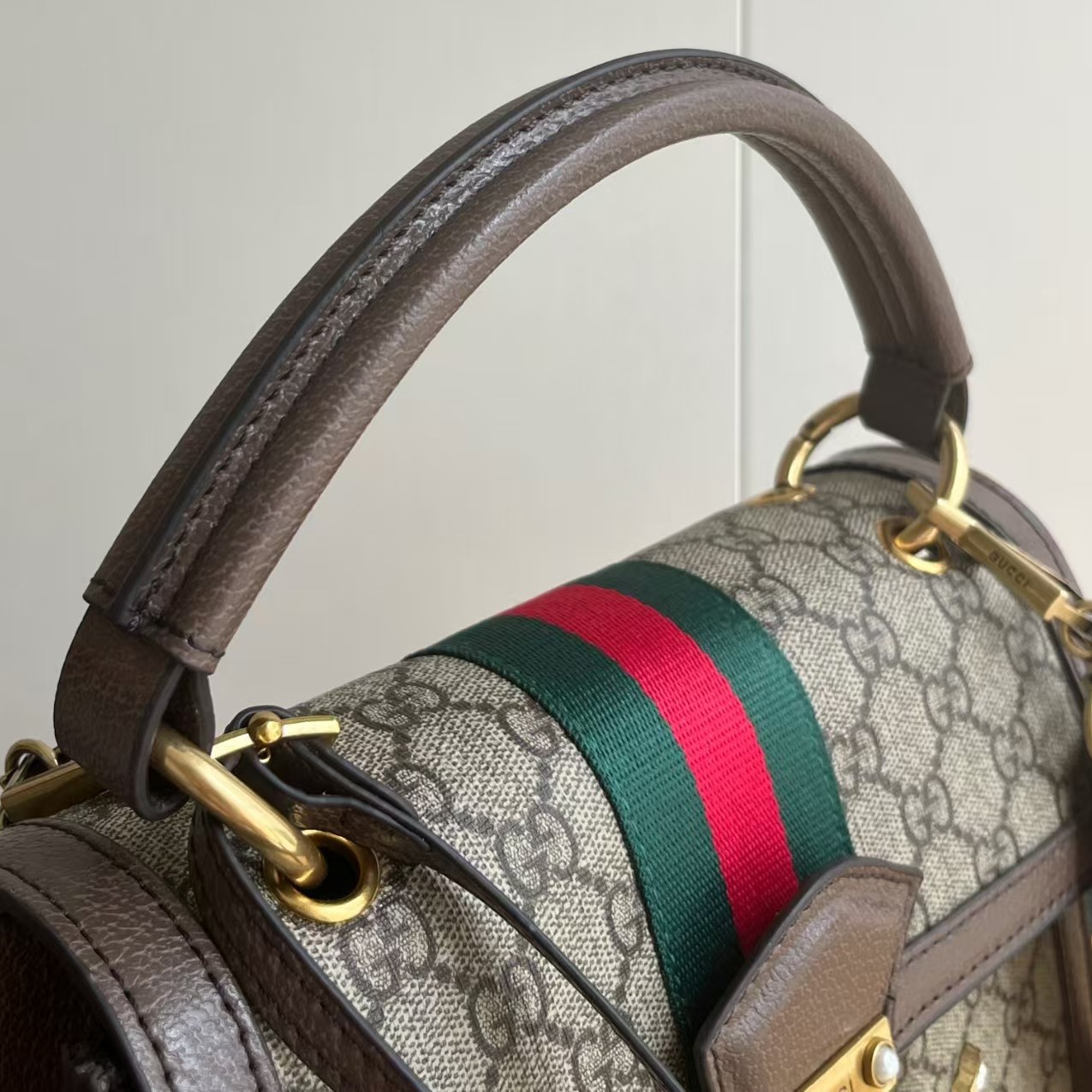 Gucci Queen Margaret Bee Top Handle Bag