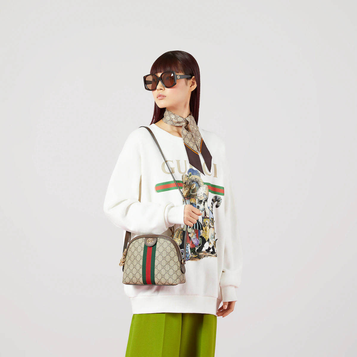 OPHIDIA SMALL SHOULDER BAG